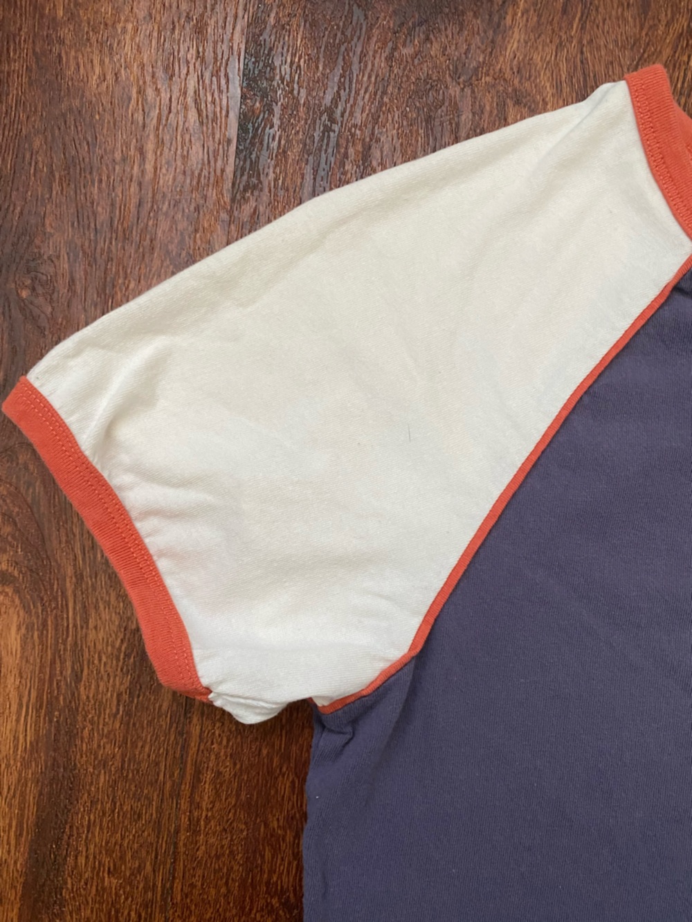 Ghanda Retro Colorblock Ringer Tee! - Picture 5 of 5